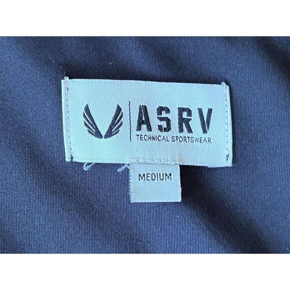 ASRV Black Basketball Gym Running Tank Top Shirt Mens Size Medium - Picture 4 of 9